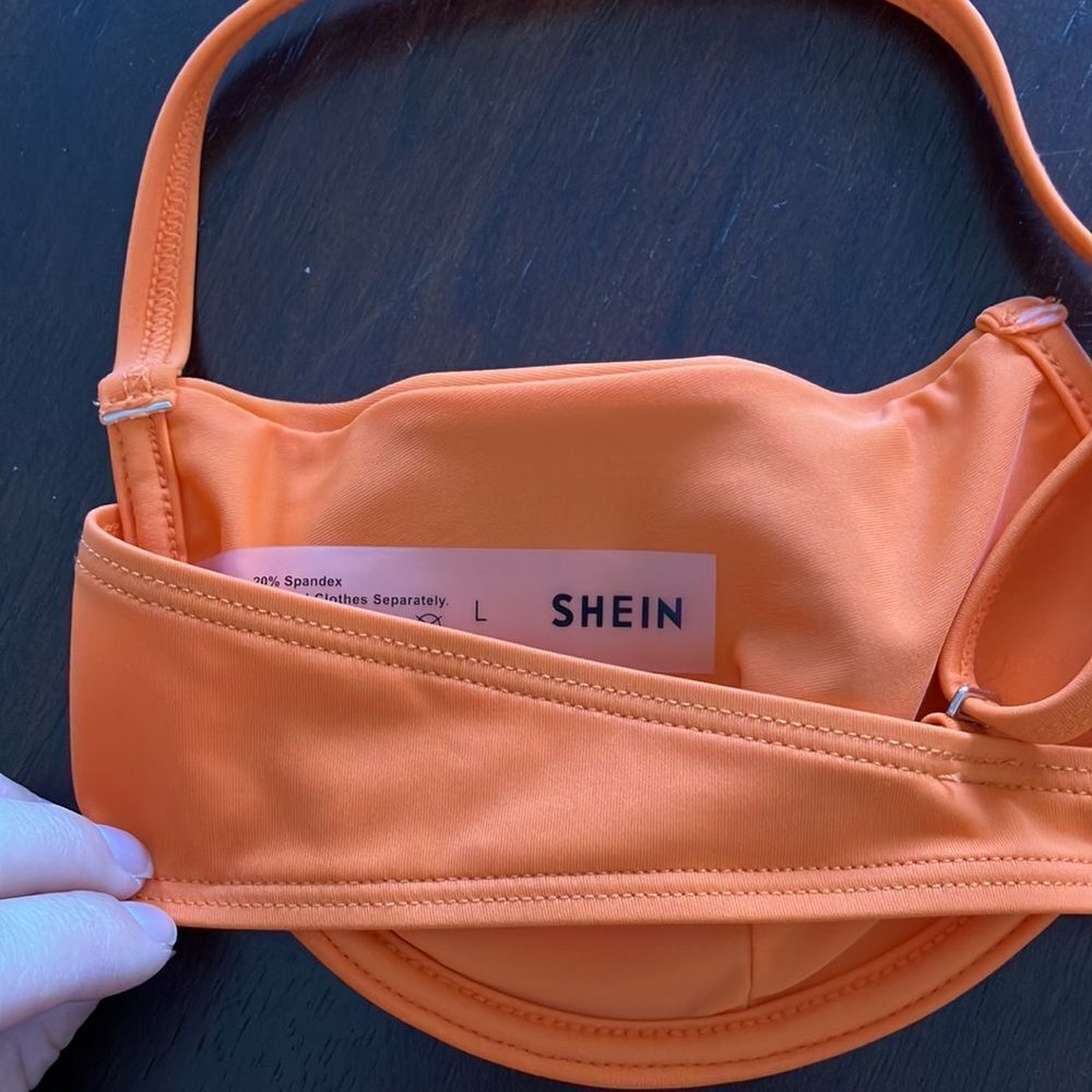 Shein • Orange Bikini Size Large - Picture 4 of 5